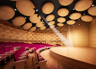 China Overseas Chinese University Chen Jiageng Memorial Hall Renovation General Contracting Engineering Concert Hall